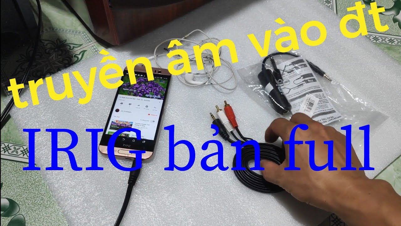 Dây IRIG, cách thu âm từ âm ly karaoke 0374719168