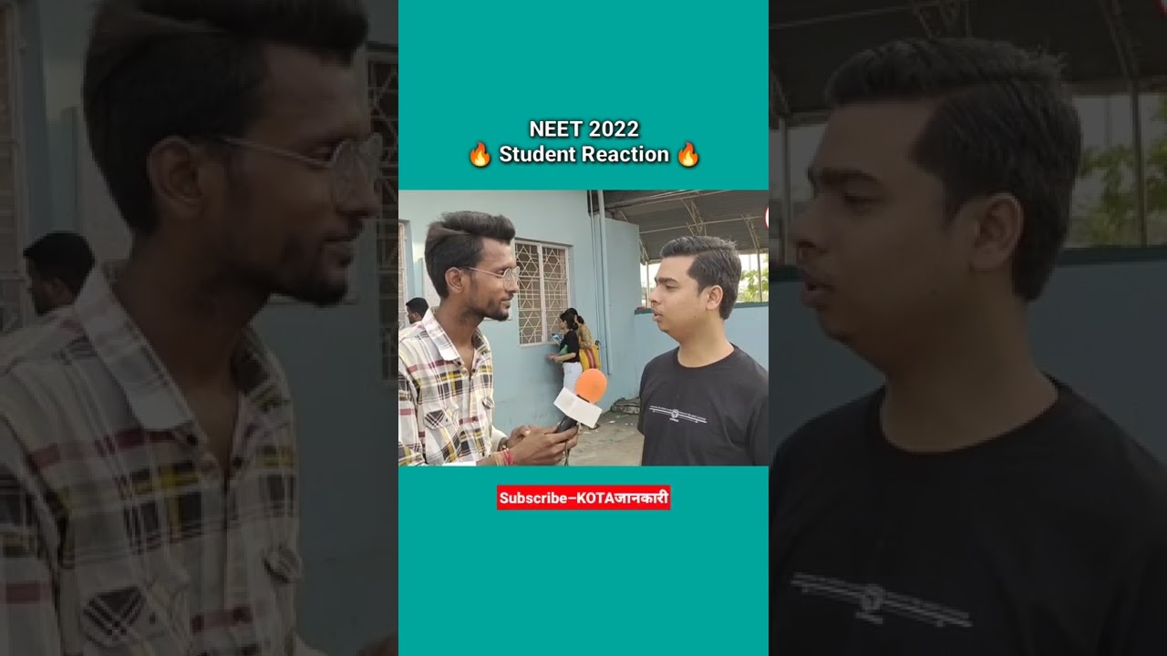 🔥neet 2022 student Reaction | #neet #neetexam #neetexam #neetexam2022 #kota #reaction
