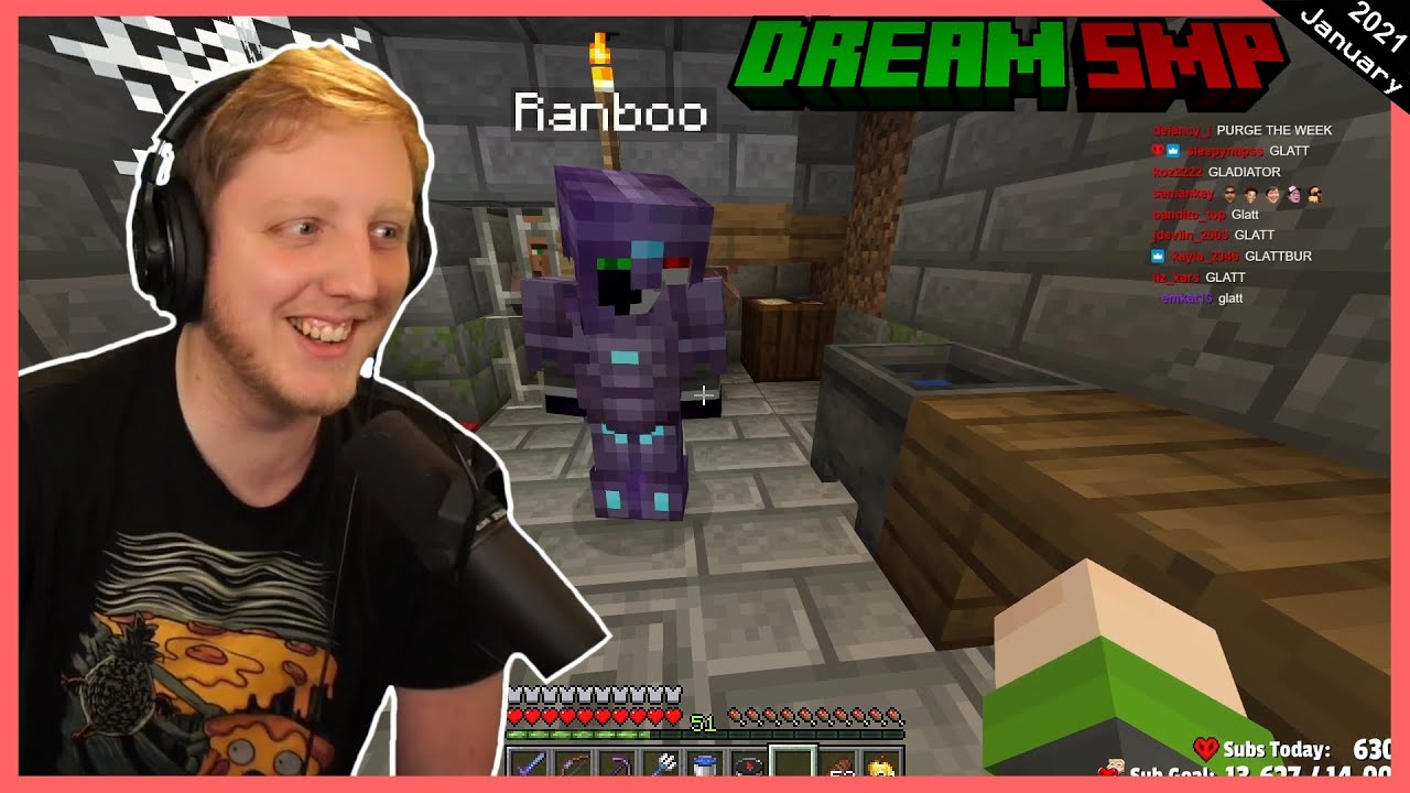Dream SMP - trying to revive my son LOL - Philza VOD - Streamed on January 10 2021