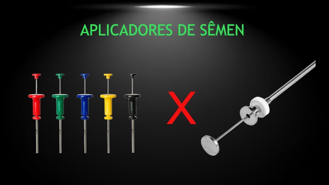 APLICADORES DE SÊMEN QUAL USAR? TRAVA AUTOMÁTICA OU UNIVERSAL?