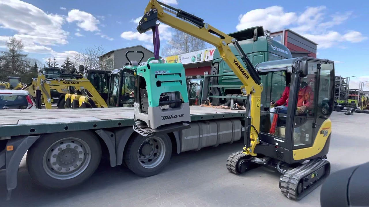 Yanmar Sv18 podnosi 525 kg @YANMARCENTRUM