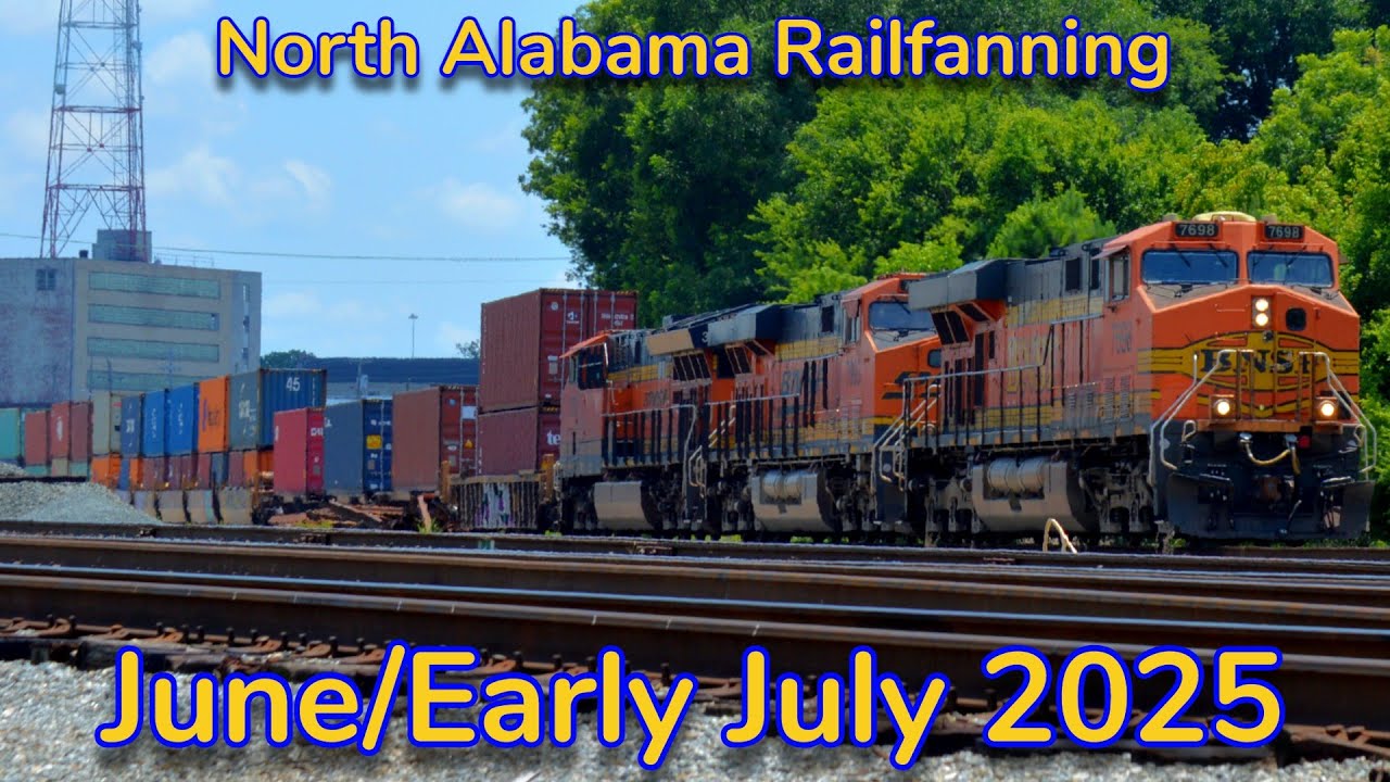Early Summer Railfanning in North Alabama - June/Early July Highlights