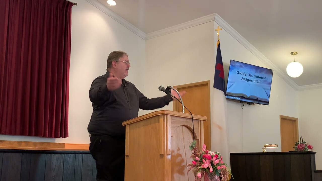 Judges 6:13, “Giddy Up, Gideon!” Preacher Andy Urbanec.