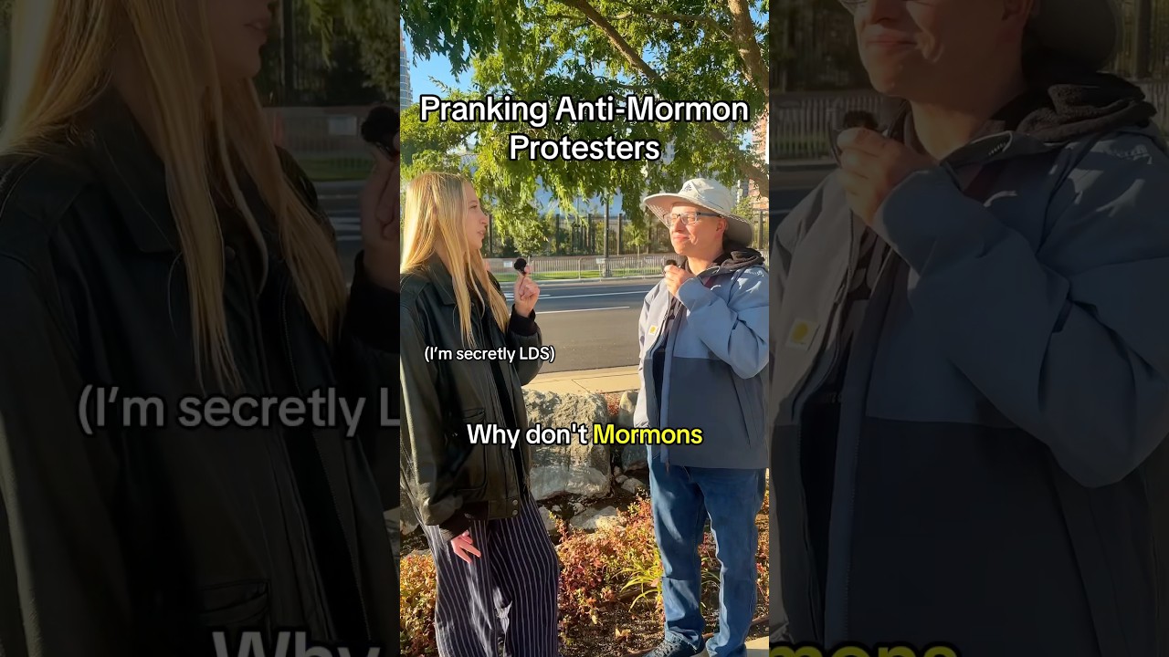 Pranking Anti-Mormon Protesters (I&rsquo;m secretly LDS)