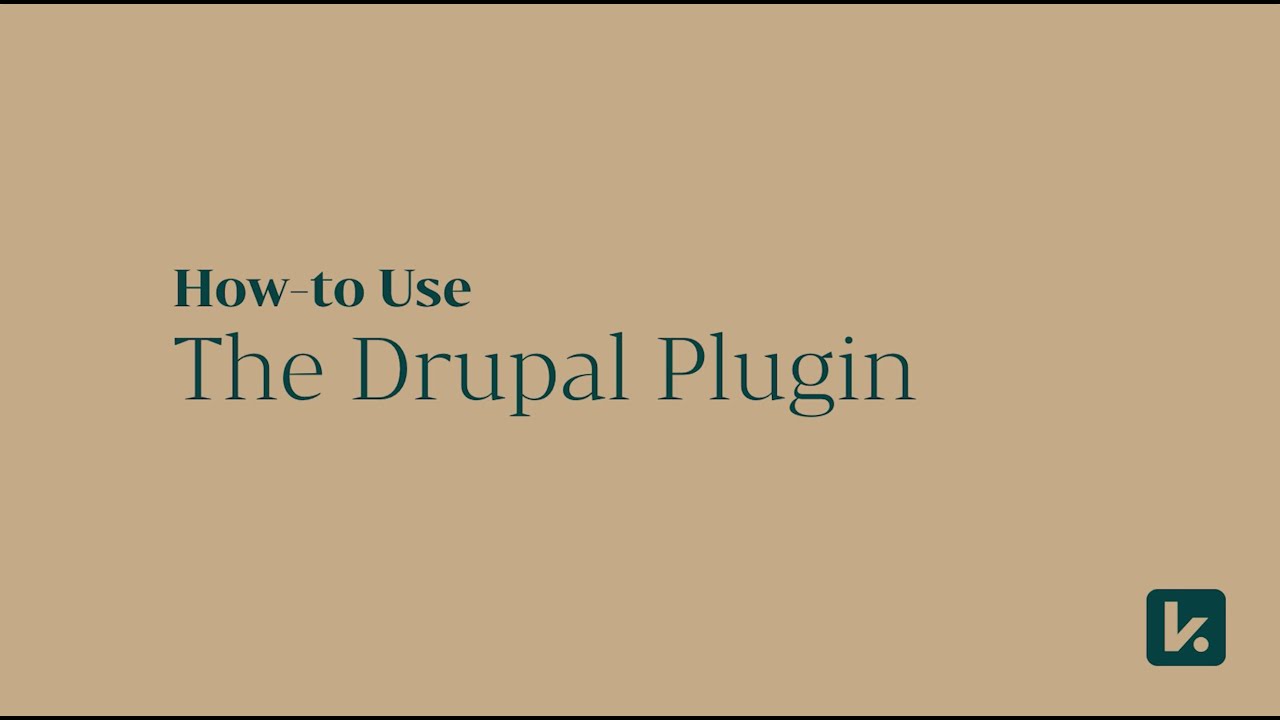 Using Kontainer's Drupal plugin