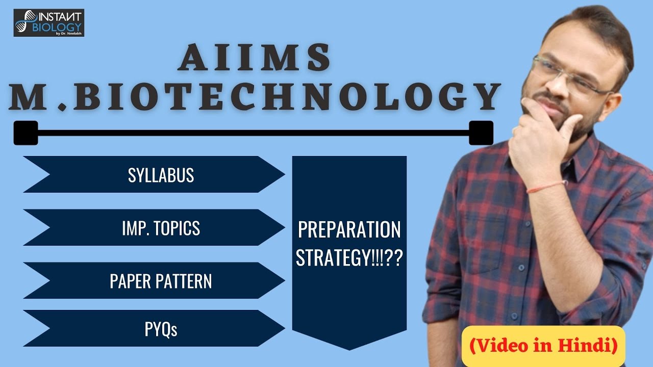 AIIMS M.Biotechnology Exam 2023| Syllabus| Preparation Strategy| Exam Pattern| PYQs| Total Seats