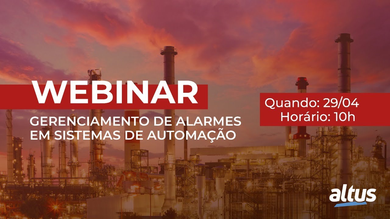 Webinar Gerenciamento de Alarmes em Sistemas de Automação