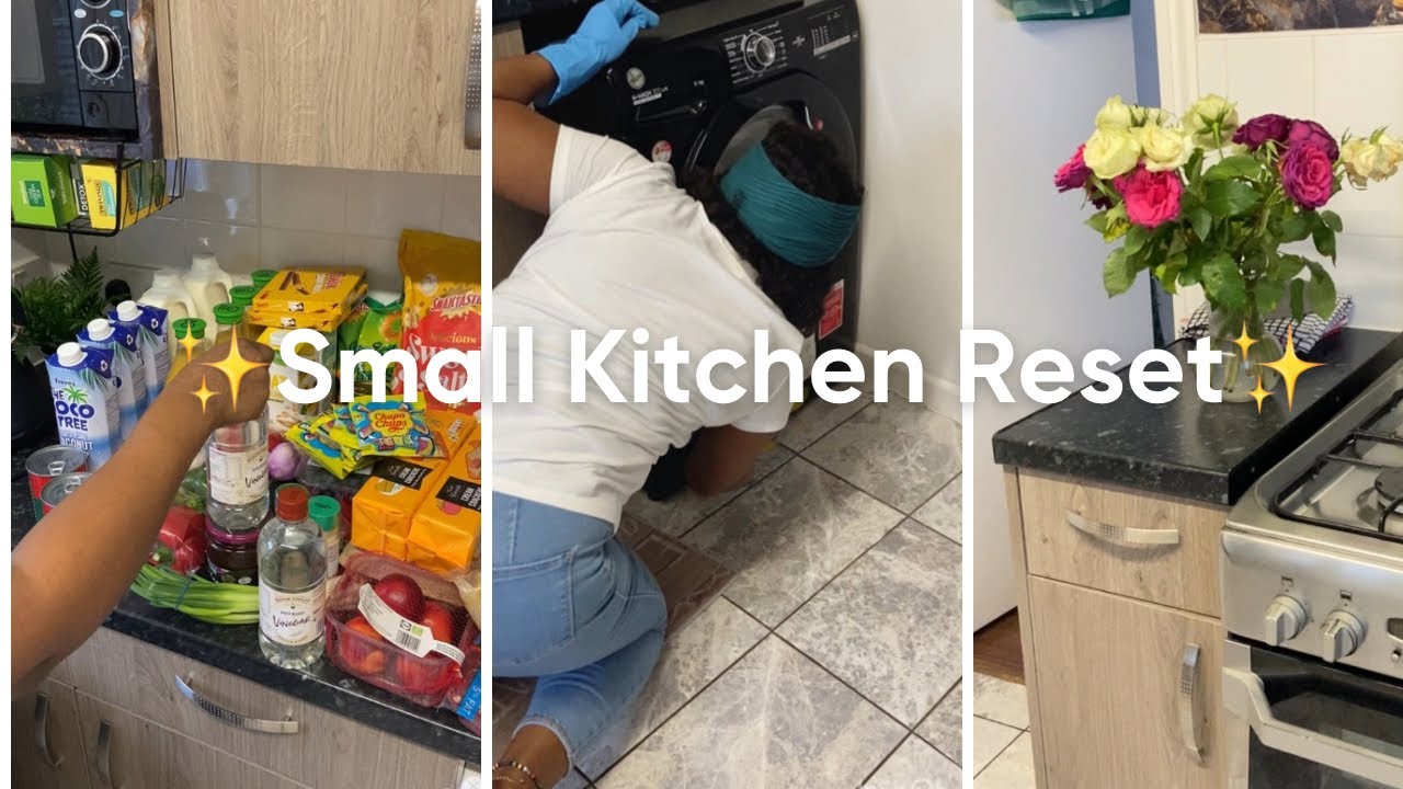 Satisfying Kitchen Reset | Real ASMR Cleaning (No Music) #shorts
