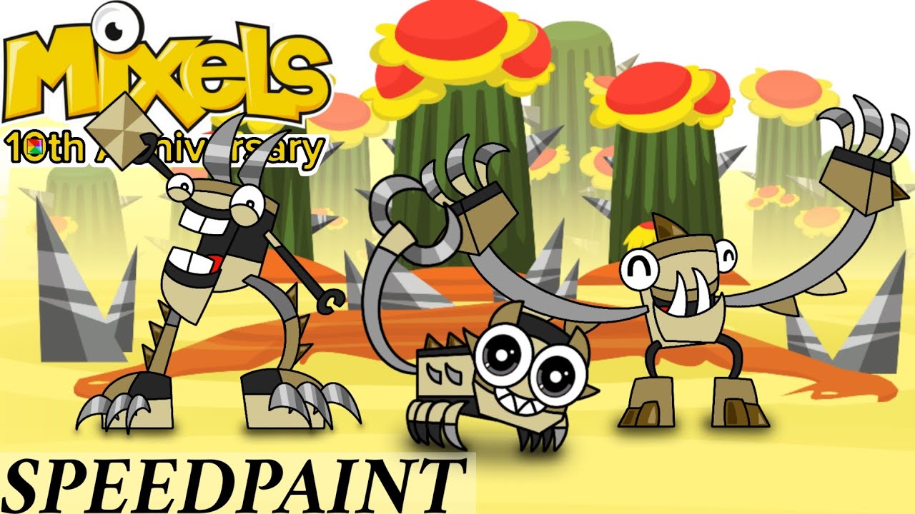 Mixels: The Spikels (10th Anniversary, Speedpaint #153)