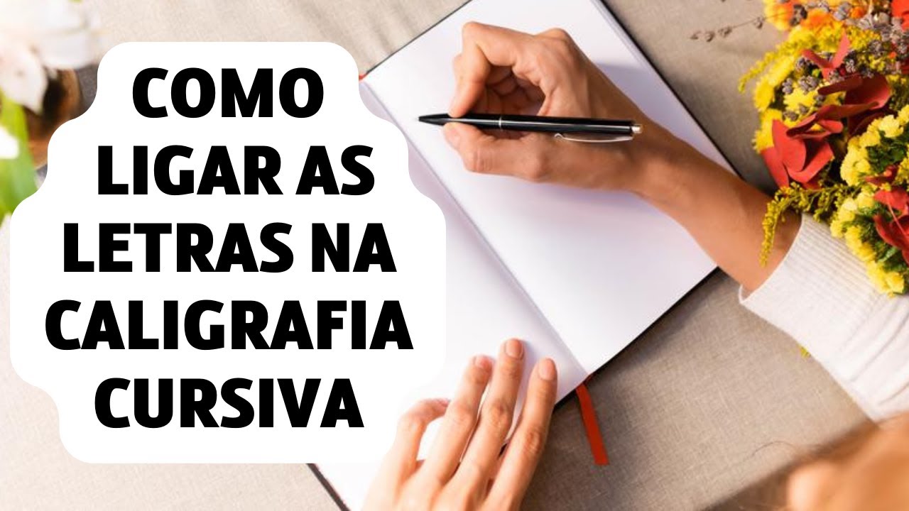 Como Fazer LETRA BONITA -  LIGAÇÃO das Letras