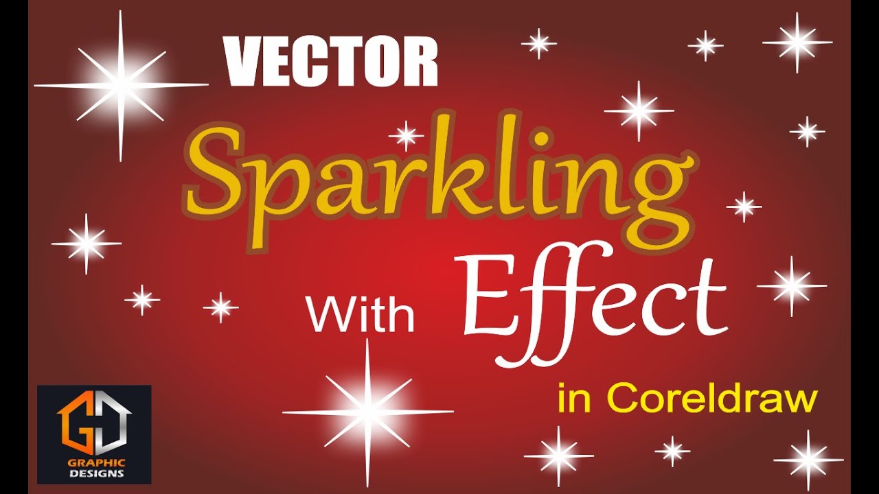 Vector Sparkling effect in coreldraw || How to make a sparkling star in Corel Draw...???