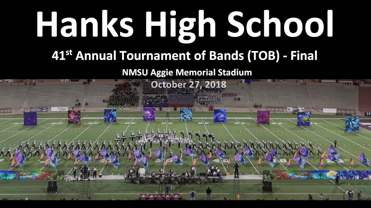 J.M. Hanks HS Silver Knights Band at 2018 TOB Final - 4K