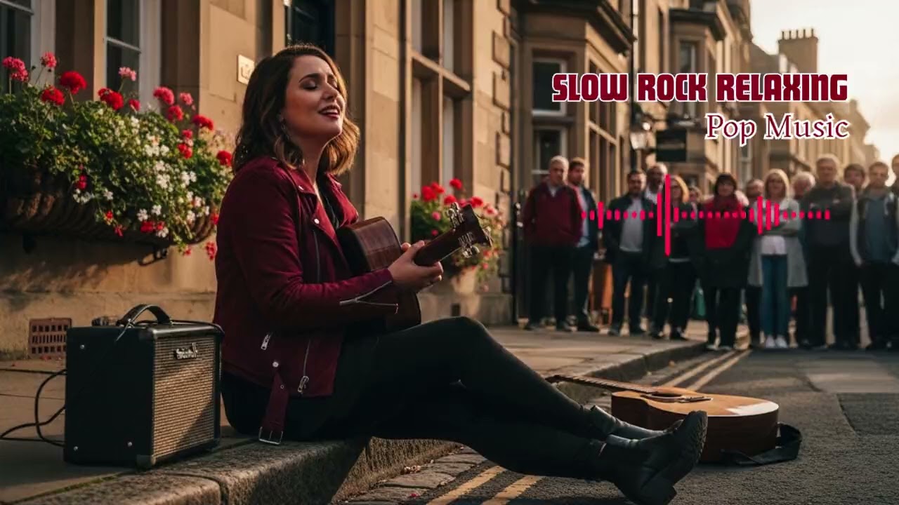 Slow Rock Cafe Background Music – Smooth Rock Ambience for Study & Work