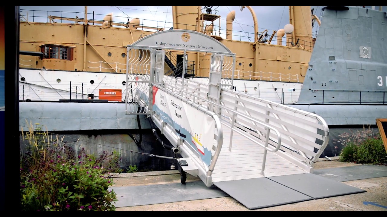 Cruiser OLYMPIA & Submarine BECUNA at the Independence Seaport Museum