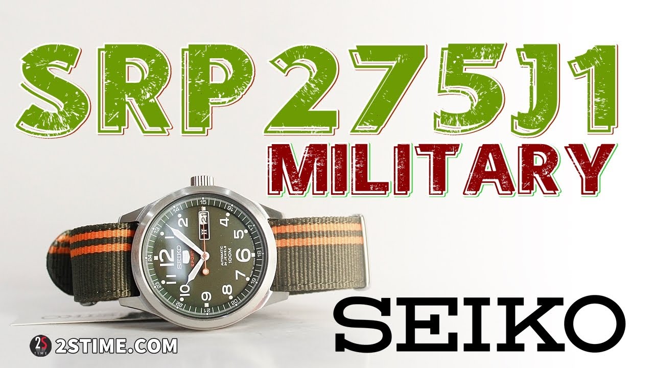 SEIKO 5 Sports SRP275J1 Military Style | A Great Field Watch Under 300