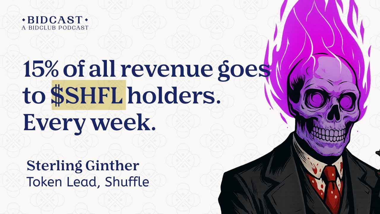 How Shuffle pays its holders millions & bets big on lottery - Sterling Ginther (Token Lead of $SHFL)