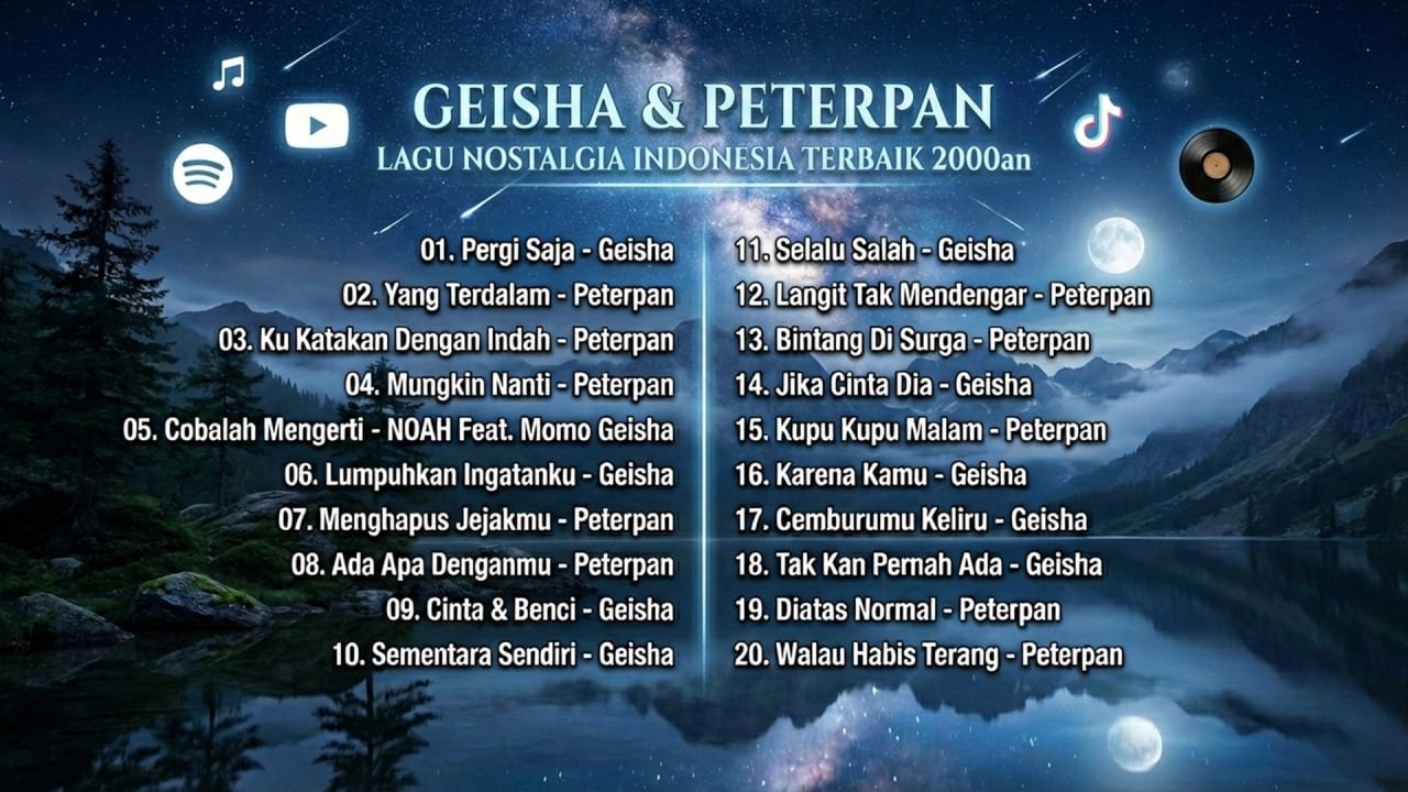 Lagu Kenangan Indonesia 2000an Terpopuler | Geisha, Peterpan, NOAH