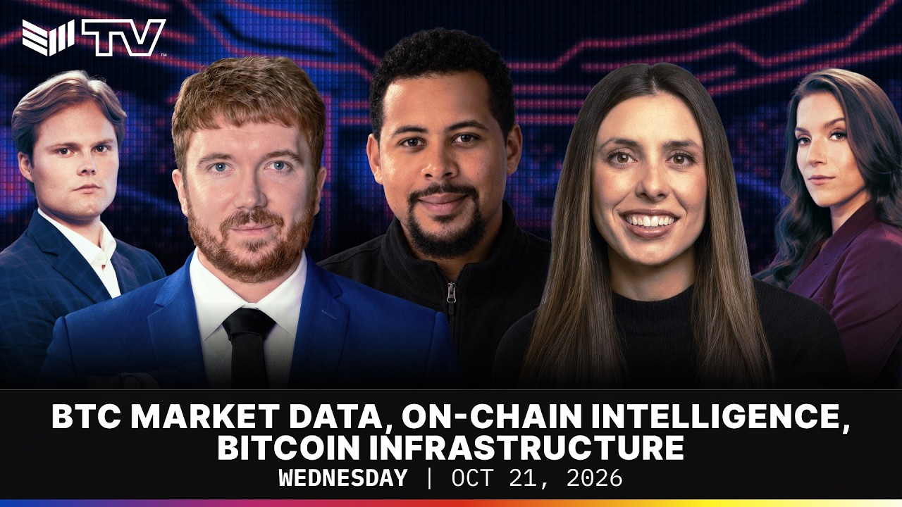 BTC Market Data, On-Chain Intelligence, Bitcoin Infrastructure | BMTV Oct. 21, 2026