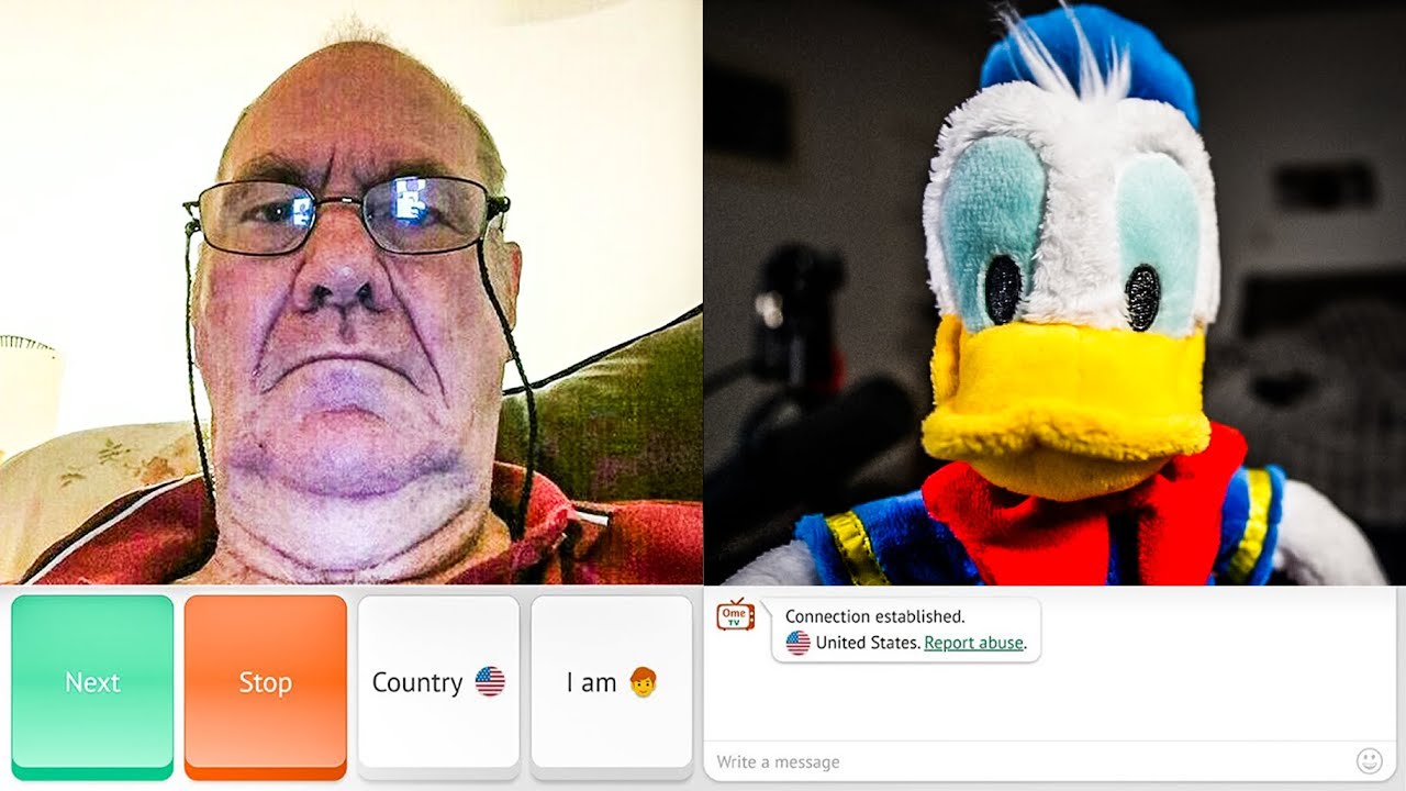 donald duck voice trolling on omegle ☠️