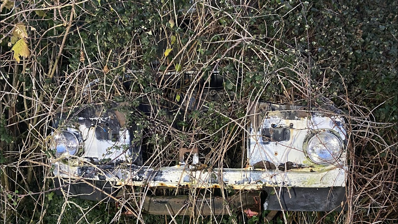 We FOUND AN ABANDONED CAR GRAVEYARD  Abandoned Places UK