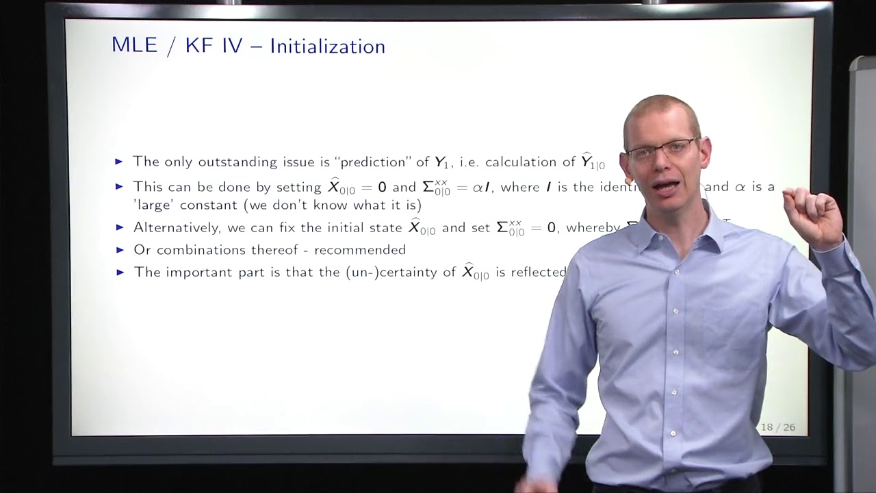 02417 Lecture 12 part D: Maximum Likelihood with Kalman filter