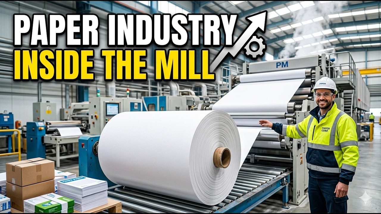 Paper & Pulp Industry | Pulp and Paper Manufacturing Process & Flow Sheet