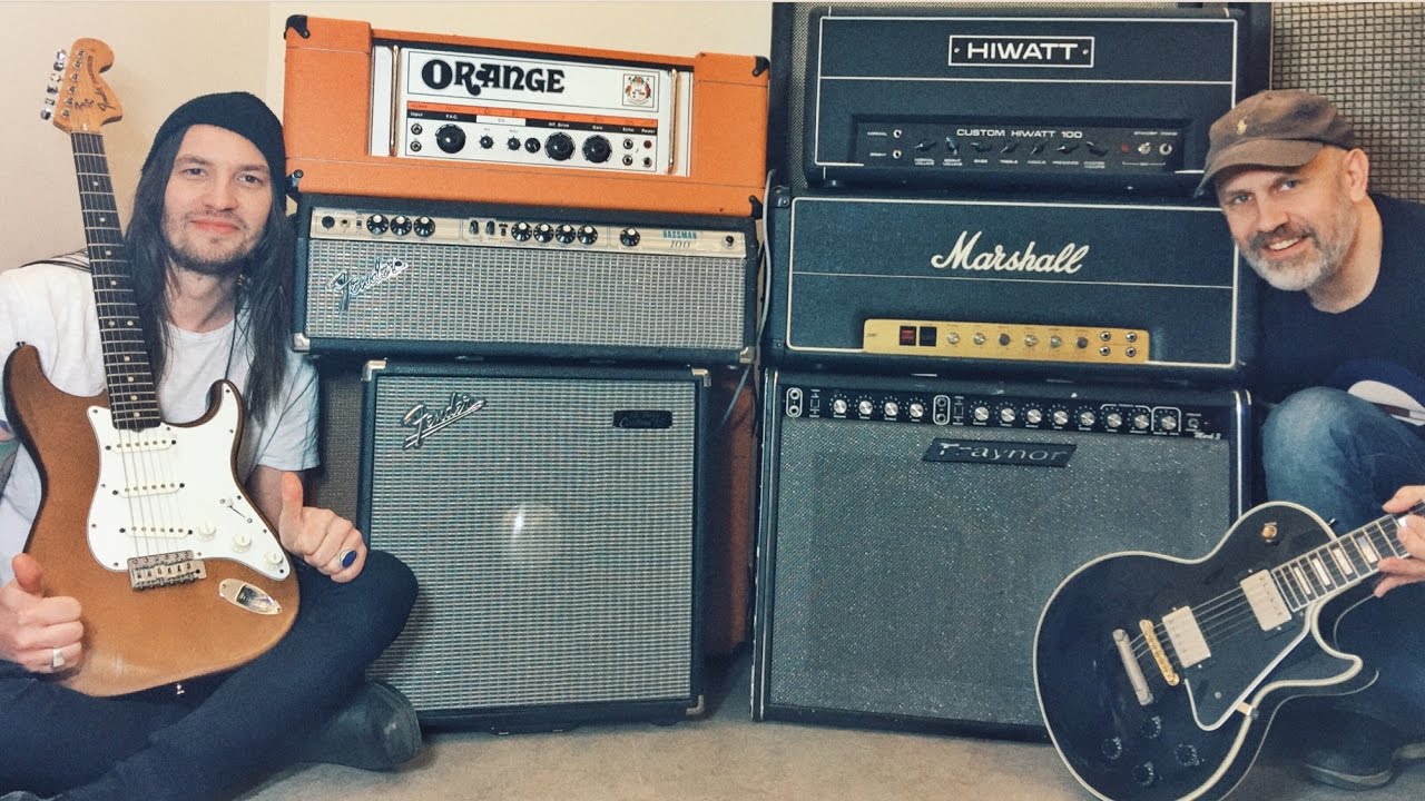 5 Classic Guitar Amps at FULL VOLUME through the same FULL STACK!