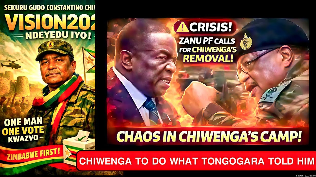 [ BREAKING] Chaos in Chiwenga's Camp Ma1 vs Mnangagwa 