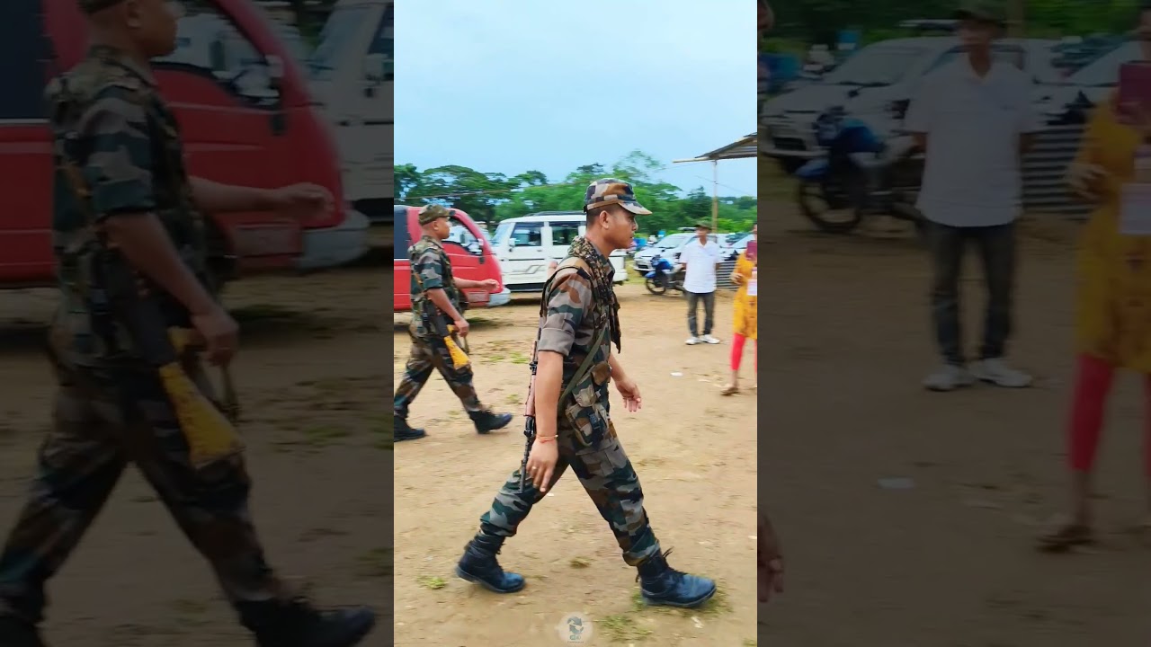 Powerful ground force Tripura State Rifles on duty time#tsr#motivation#status#dharmanagar#tripura