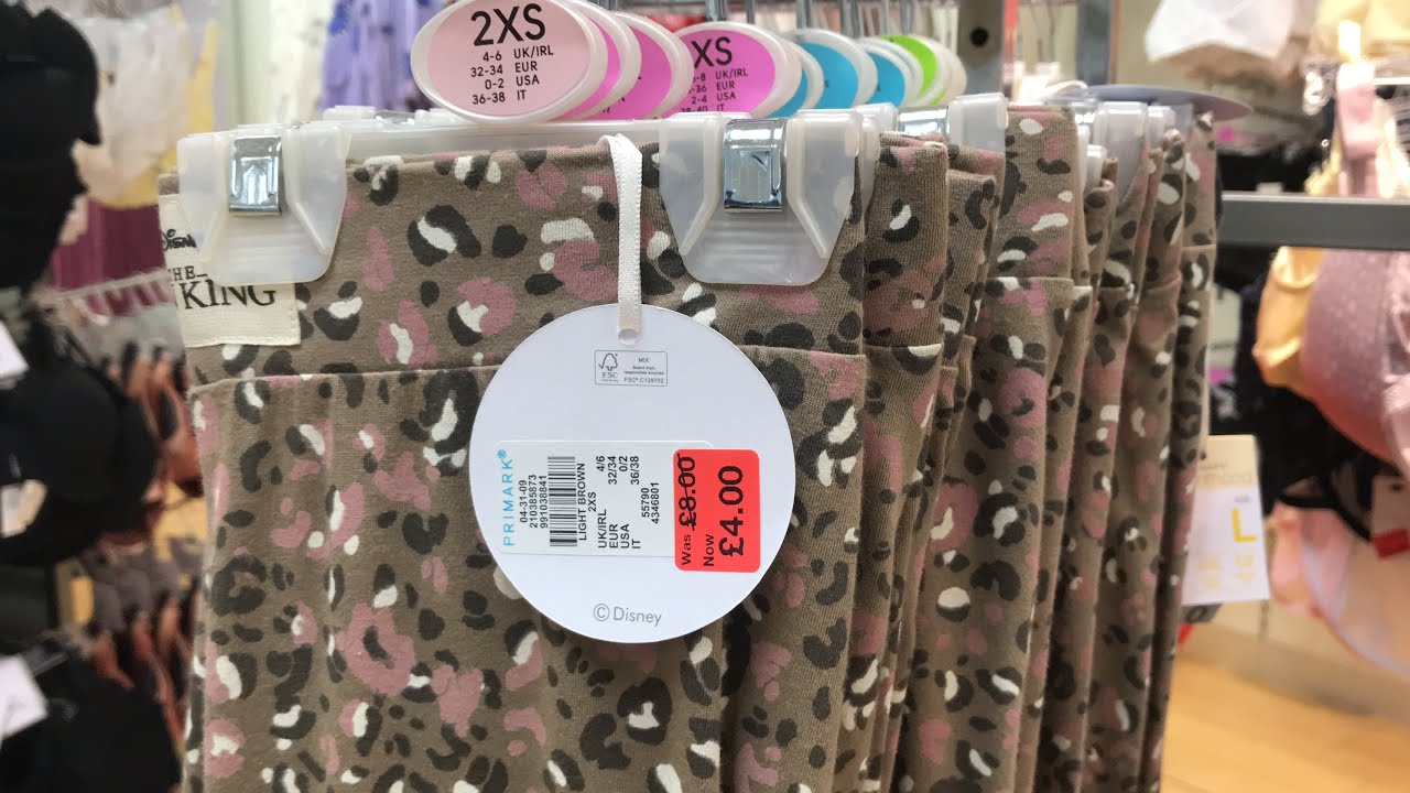 Primark Women Pyjamas and Underwear Reductions - September 2022