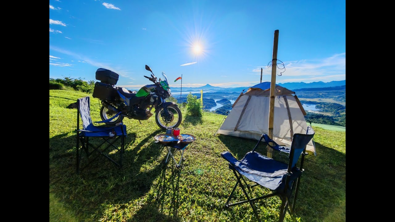 Kawasaki Versys X Motocamping | Relaxing | Couple Camping at SOX Pragliding