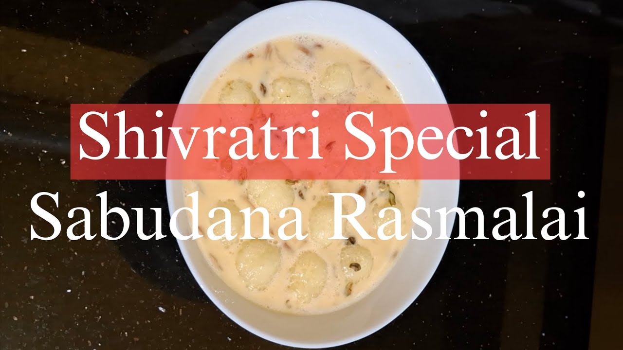 Shivratri Special Sabudana Rasmalai | Vrat Wali Rasmalai | Fasting Dessert