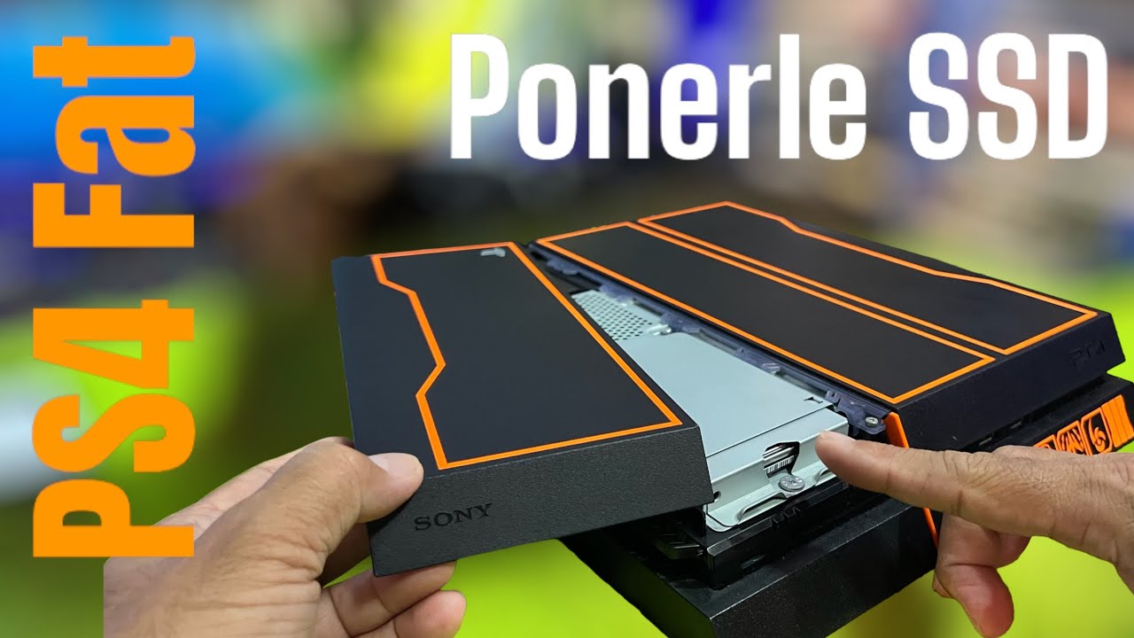 PS4 Fat / Cómo abrir consola y ponerle un SSD de 1TB ?