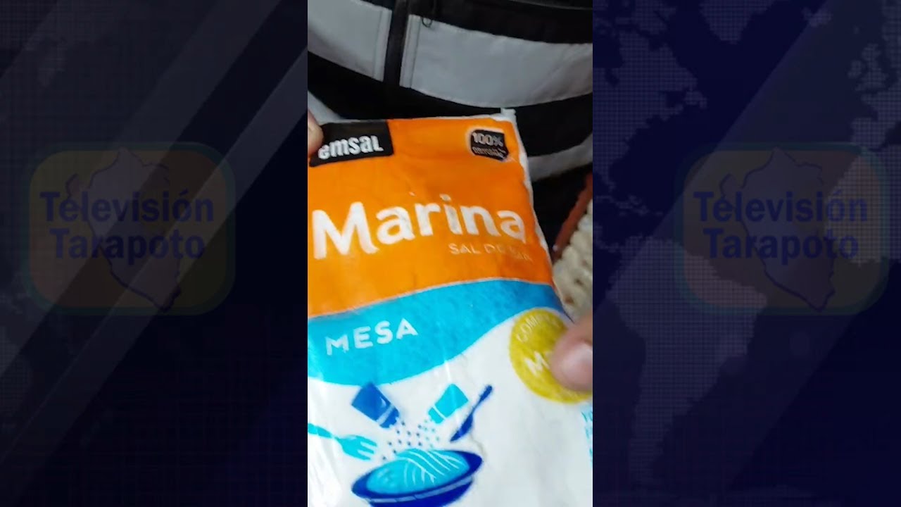 Incautan 500 bolsas de sal doméstica presuntamente falsificada y detienen a propietarios de locales