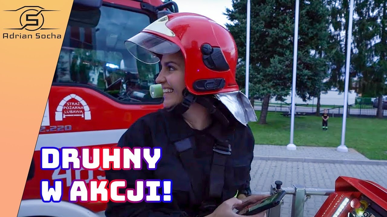 CO WIDZI STRAŻAK Z PODNOŚNIKA NA 25 METRACH WYSOKOŚCI? 🚒 - OSP LUBAWA