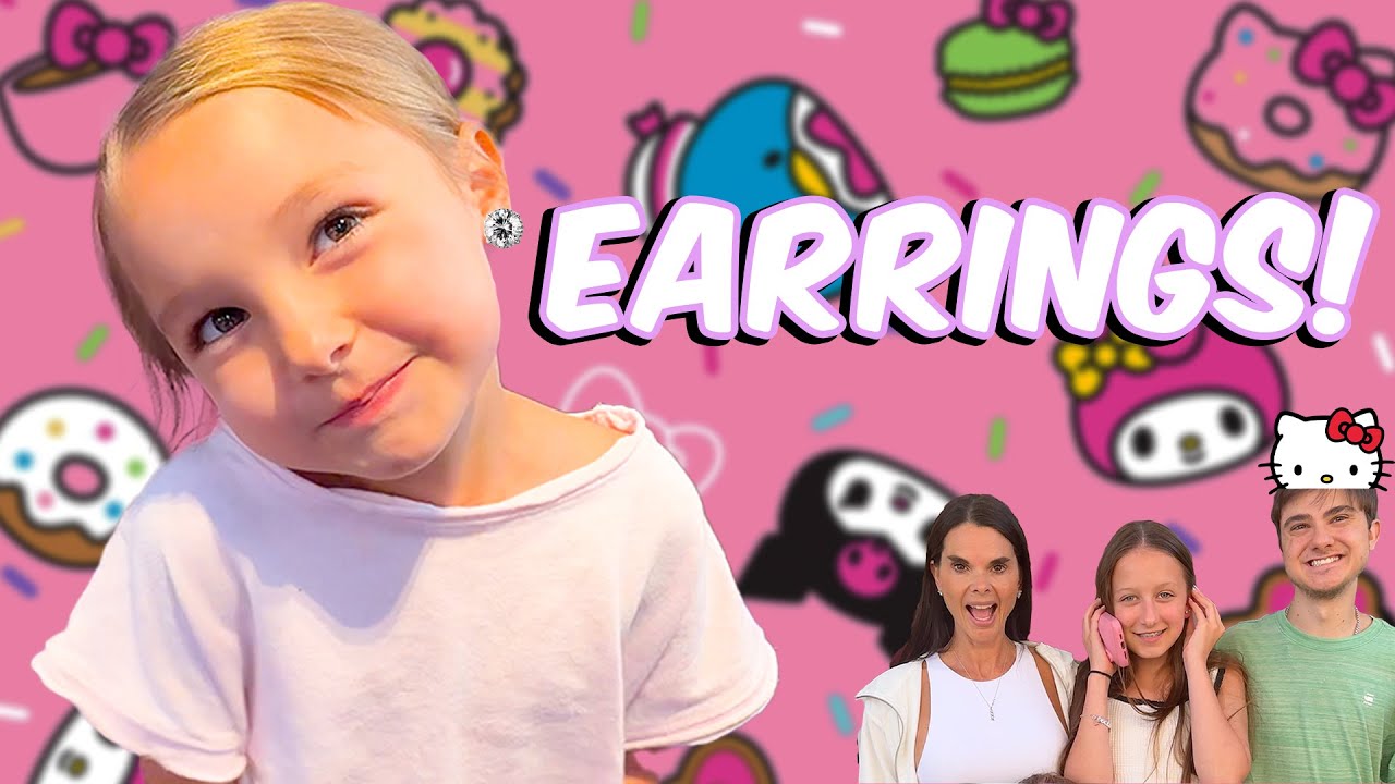 First Time Ear Piercing at Claire's! | LONDYN GETS EARRINGS!