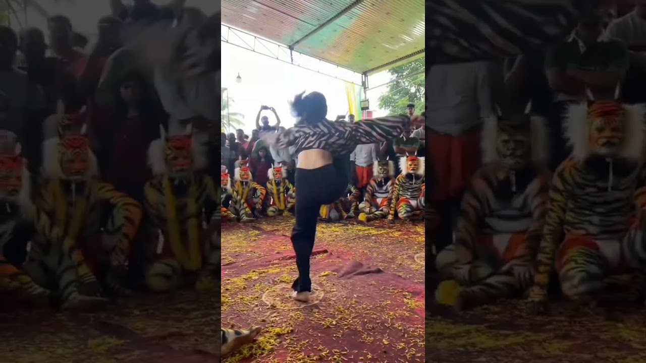 Tulunada pili Khushi shetty 🐯 tiger dance 🐯