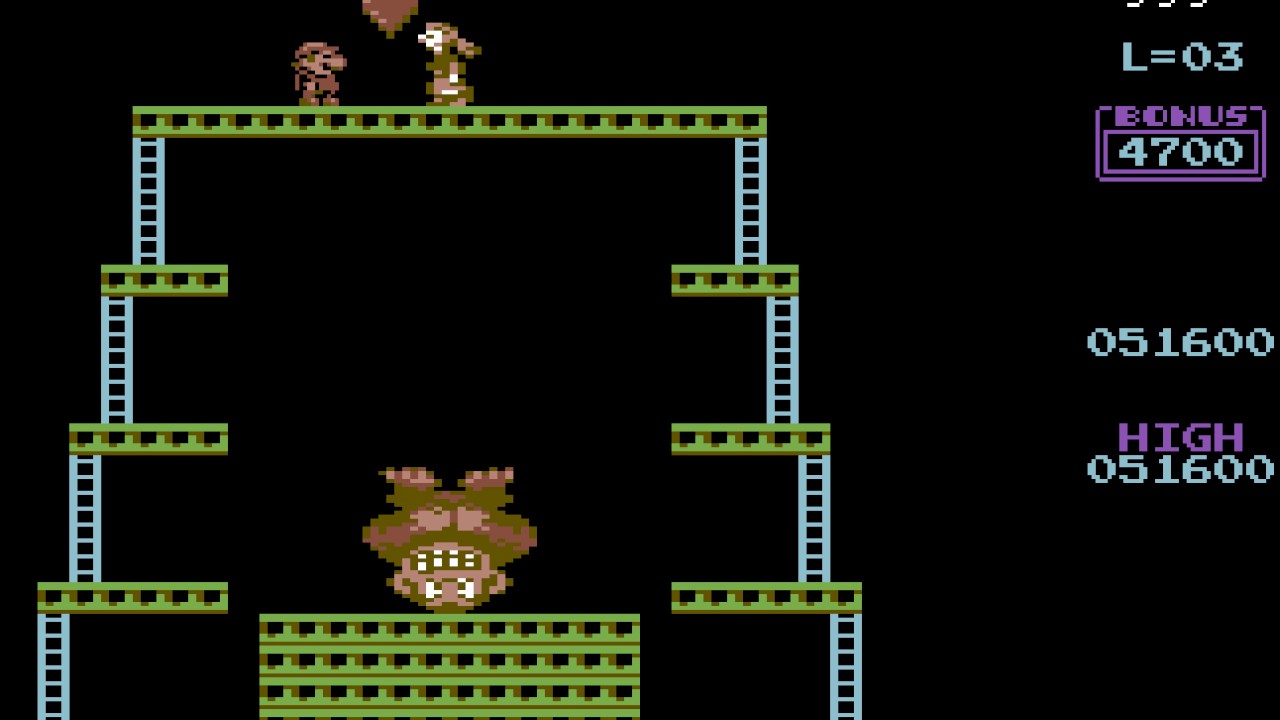 Donkey Kong: 2016 Remake Longplay (C64) [50 FPS]