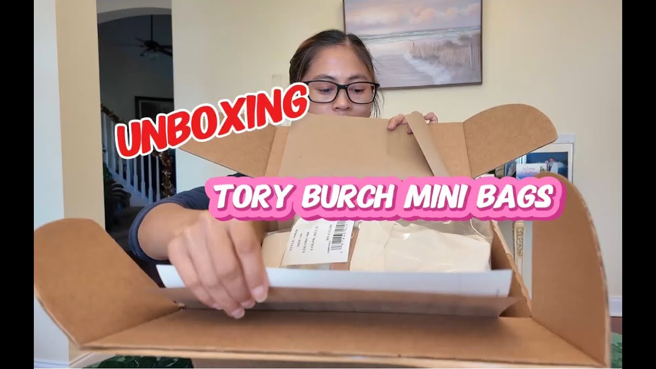 Unboxing Tory Burch Mini Bags/Mini Bucket Bag and Mini Tote