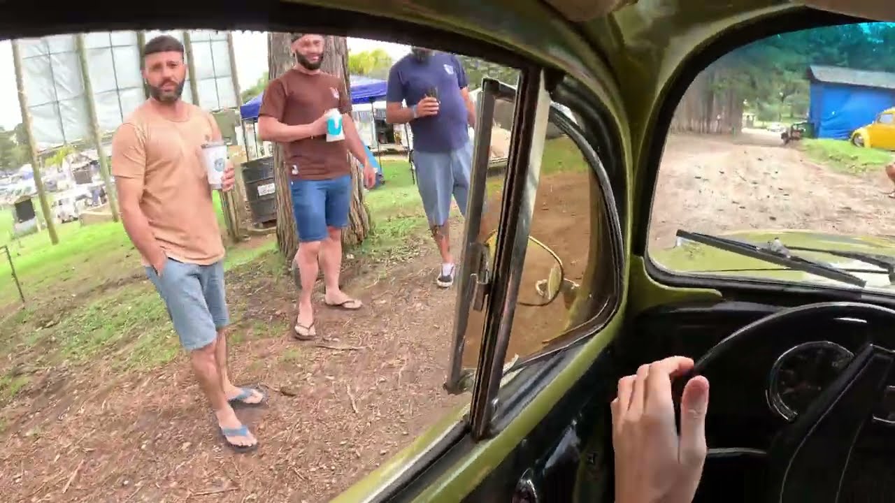 CHEGANDO DE FUSCA NA FAZENDA EVARISTO PARA O VOLKS KUQUE 2025