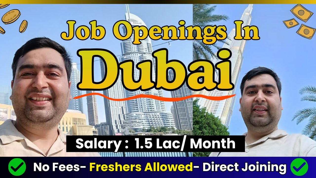 Dubai Jobs 2025 | Get Job in Dubai | Jobs in Dubai for Indians | No Fee &ndash; Apply Now ! ✅