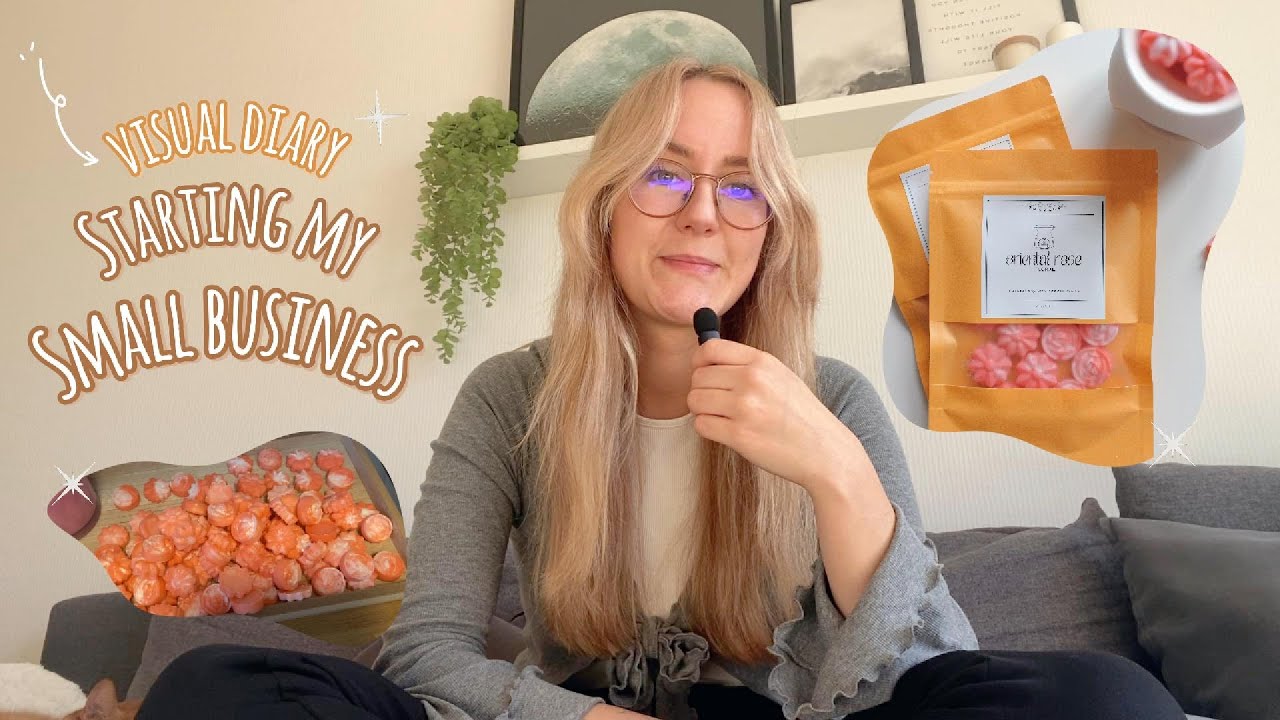 Starting my small business at 25! | Visual diary, Kerzen, Vorbereitung & Produktfotos
