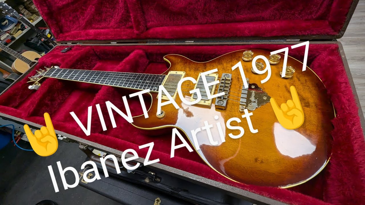 ВИНТАЖНАЯ Ibanez Artist Reassembly 1977 года. Абсолютно убойная гитара. Неудивительно, что Гибсон...