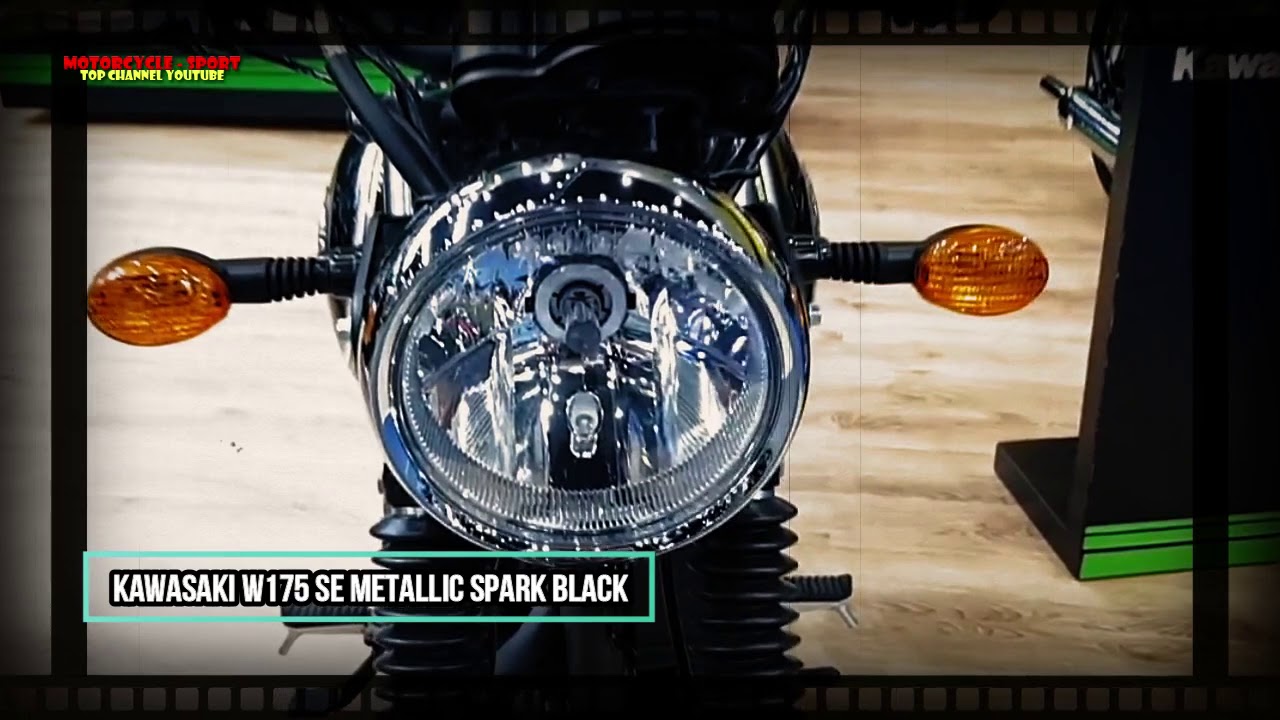 NEW Kawasaki W175 SE METALLIC SPARK BLACK | Motorcycle-Sport!