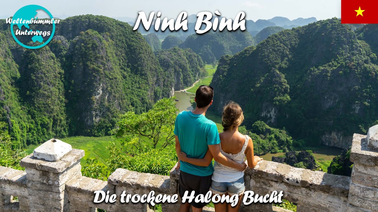 Ninh Bình • Die Highlights der trockenen Halong Bucht • Drohne • Vietnam • Weltreise Vlog #98