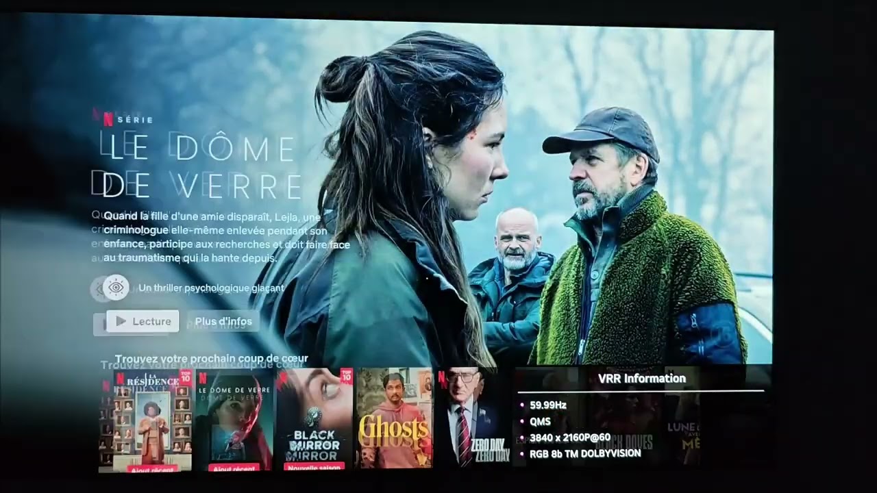 QMS on Netflix with Rocktek GX1 HDMI output auto