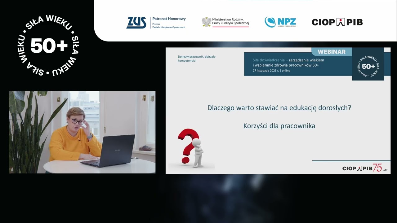 Dojrzały pracownik, dojrzałe kompetencje! Dlaczego warto inwestować w edukację pracowników 50+
