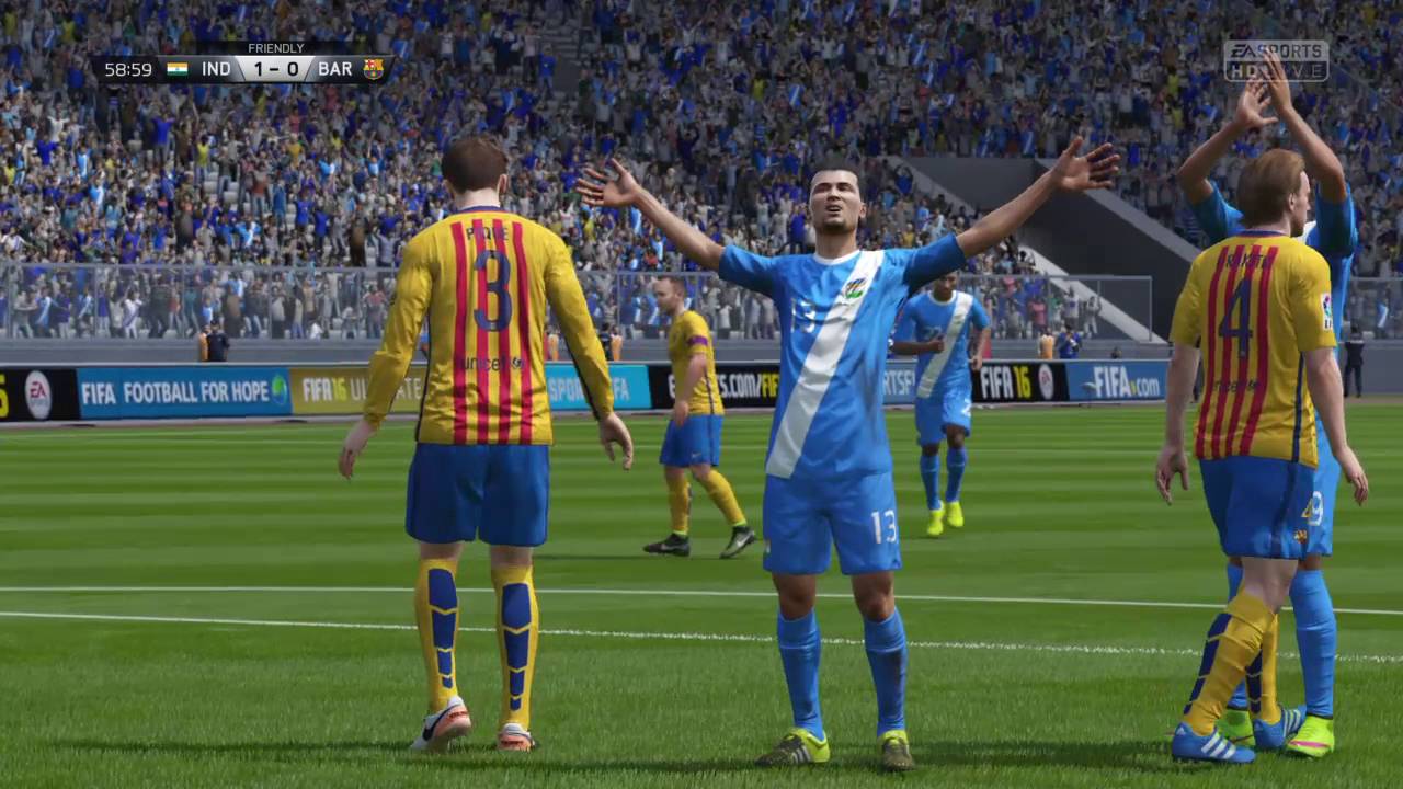 FIFA 16 India Vs Barcelona