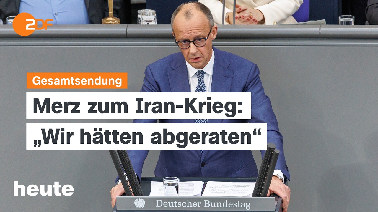 heute 19:00 Uhr vom 18.03.2026 Iran-Krieg, Angriffe Libanon, Internet in Russland