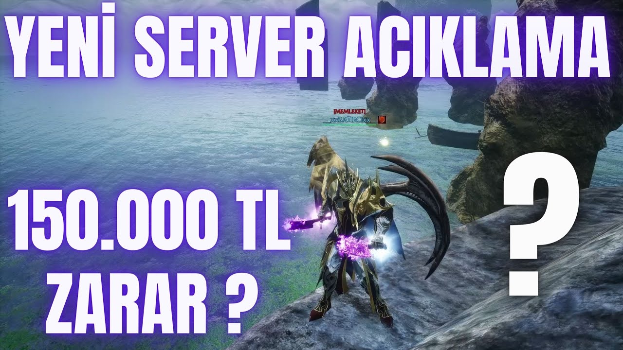 Yeni Server Haberi 150.000 TL Zarar Ettirmişmidir ? | ŞEFFAF ve NET YENİ SERVER AÇIKLAMA VİDEOSUDUR.
